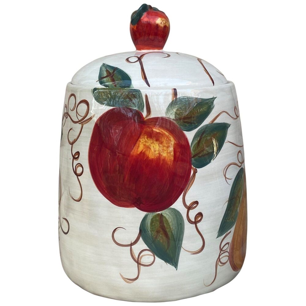 Ceramics Classica Venetian Tabletops Unlimited Canister Cookie Jar Lid Large